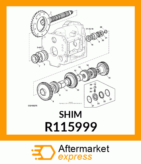 SHIM, 0.13 STEEL R115999