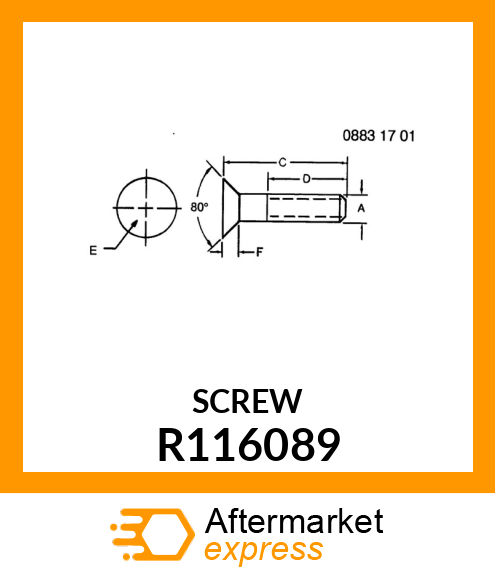 SCREW R116089