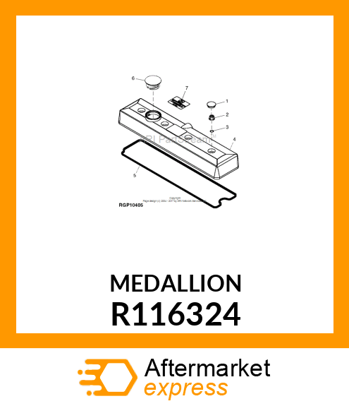 MEDALLION, ENGINE R116324