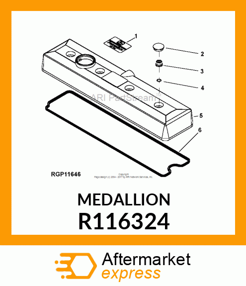 MEDALLION, ENGINE R116324