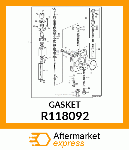 GASKET, CAP R118092