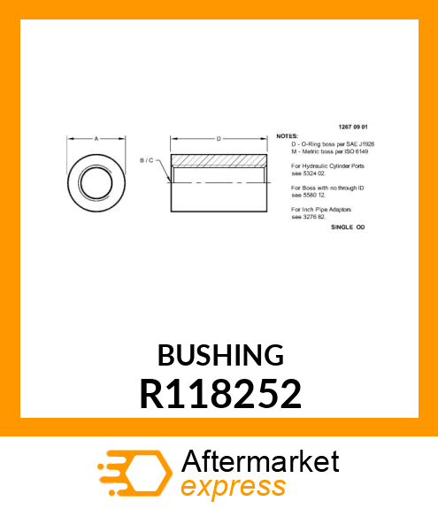 COLLAR, PTO CONTROL KNOB R118252