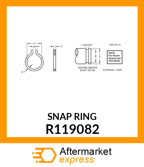 SNAP RING R119082