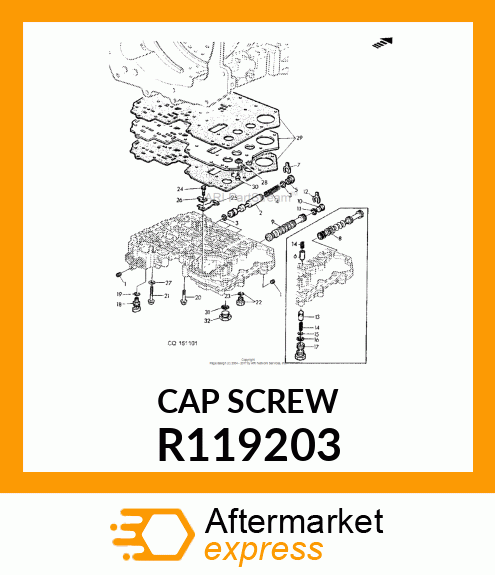 SCREW, SPECIAL FLANGE HEAD R119203