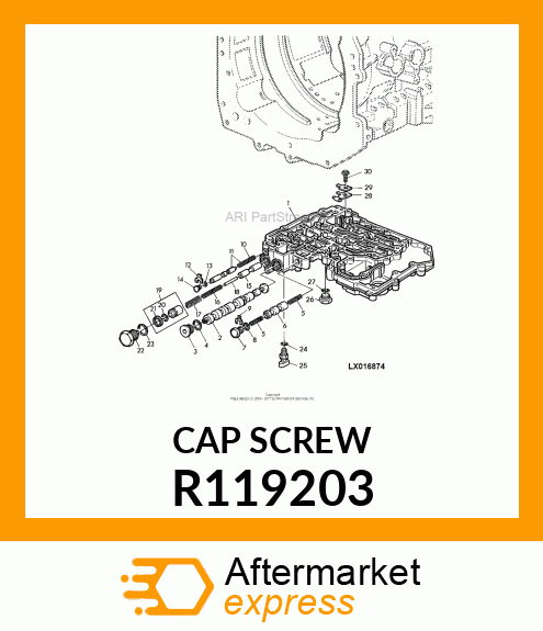 SCREW, SPECIAL FLANGE HEAD R119203