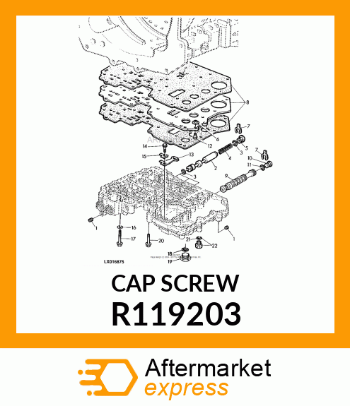 SCREW, SPECIAL FLANGE HEAD R119203