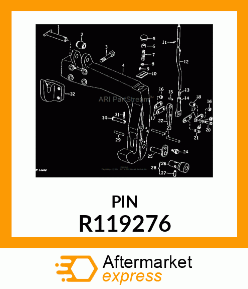 PIN FASTENER, PIN R119276