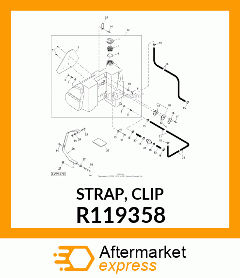 STRAP, CLIP R119358