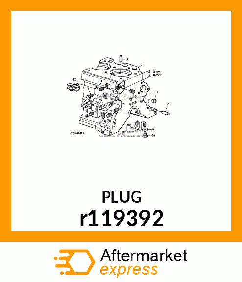 PIPE PLUG r119392