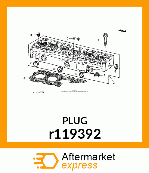 PIPE PLUG r119392