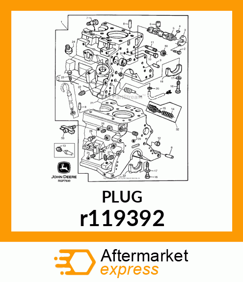 PIPE PLUG r119392