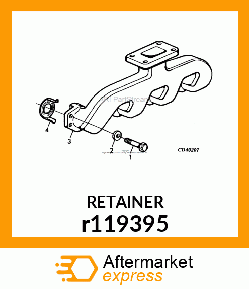 GASKET, EXHAUST MANIFOLD r119395