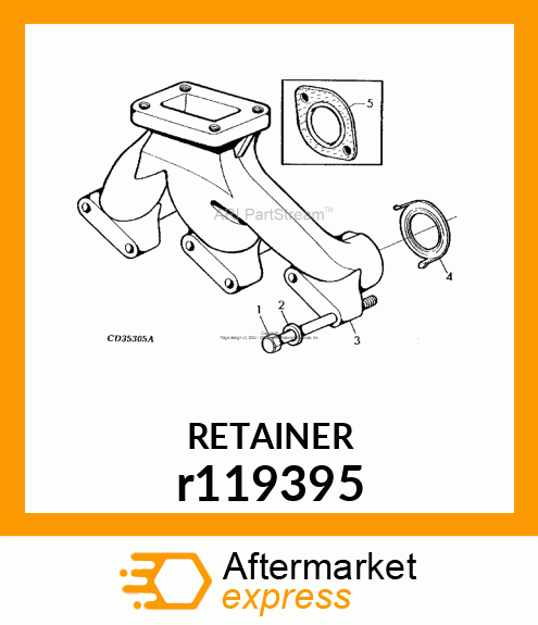 GASKET, EXHAUST MANIFOLD r119395