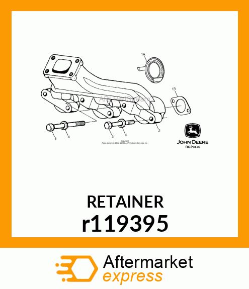 GASKET, EXHAUST MANIFOLD r119395