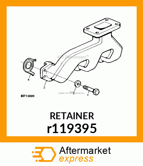 GASKET, EXHAUST MANIFOLD r119395