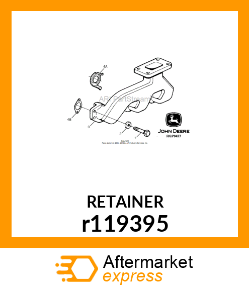 GASKET, EXHAUST MANIFOLD r119395