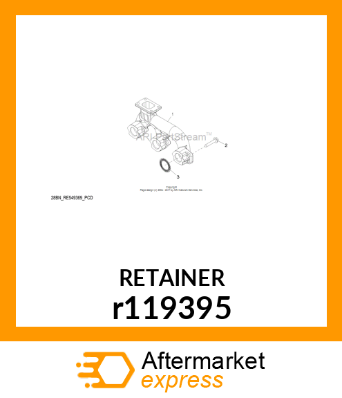 GASKET, EXHAUST MANIFOLD r119395