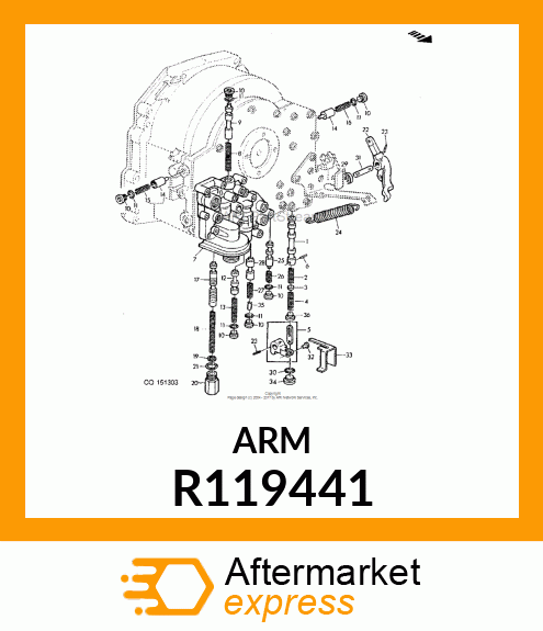 ARM, OUTER CLUTCH R119441