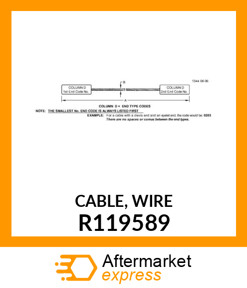 CABLE, WIRE R119589