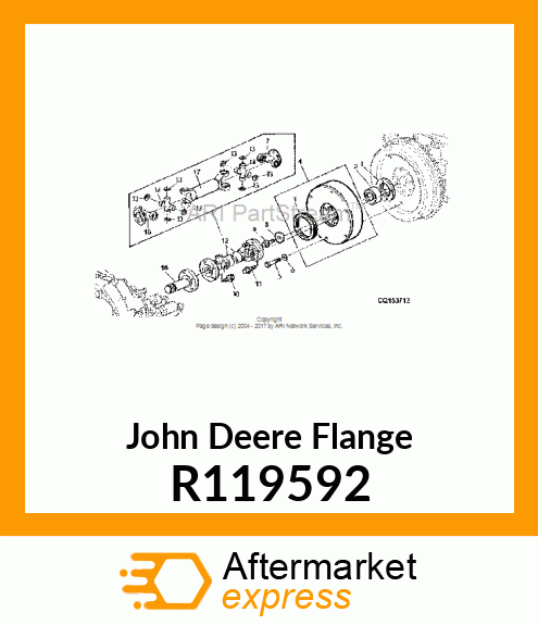 FLANGE, MODULE INPUT R119592