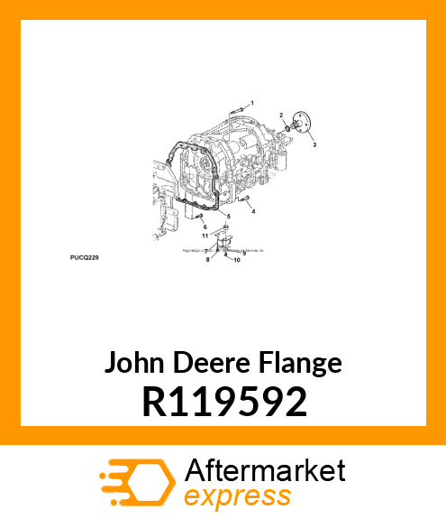 FLANGE, MODULE INPUT R119592