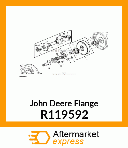 FLANGE, MODULE INPUT R119592