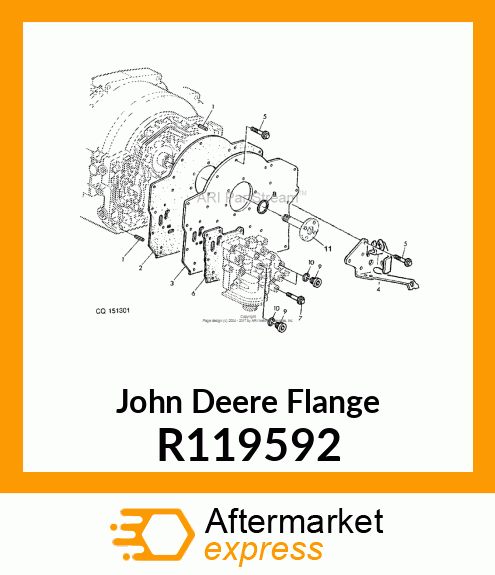 FLANGE, MODULE INPUT R119592