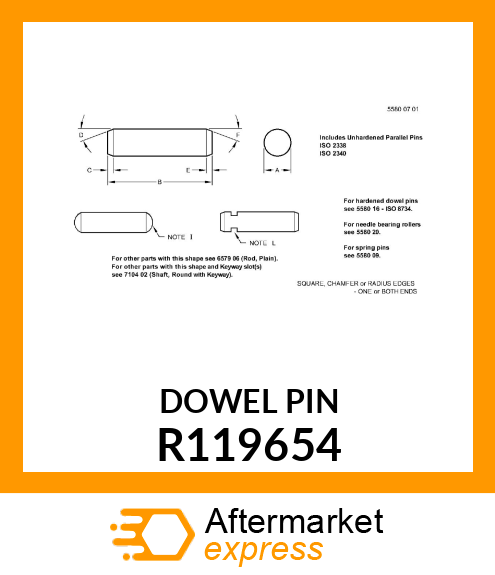 DOWEL PIN R119654