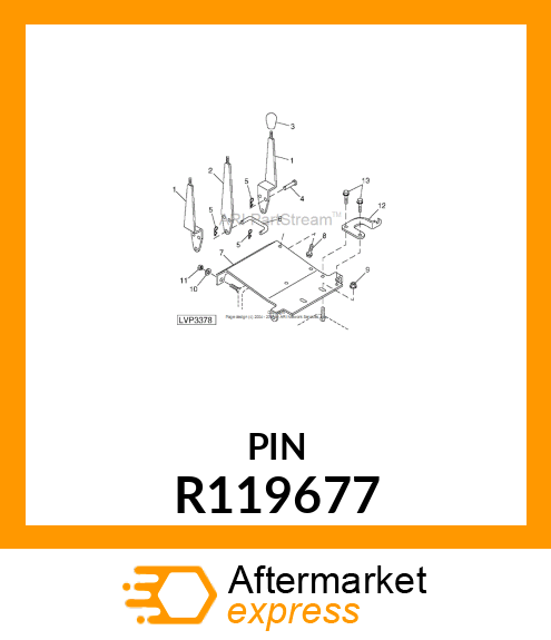 HOOK,SCV LEVER R119677