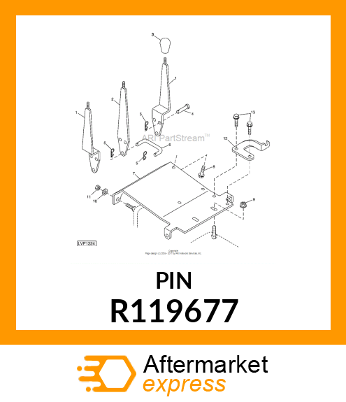 HOOK,SCV LEVER R119677