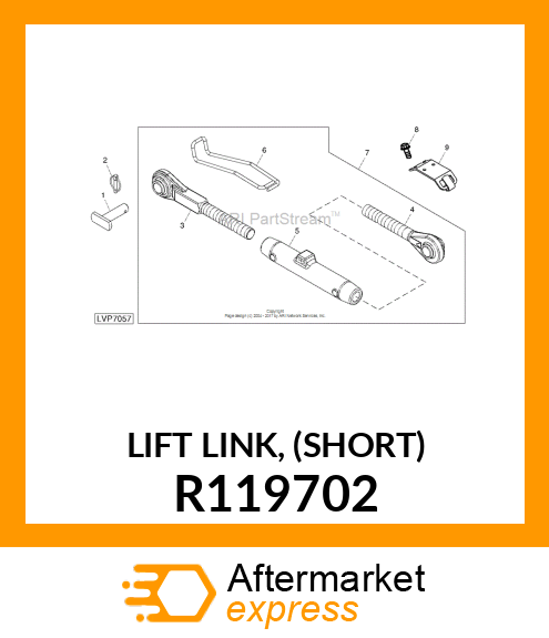 LIFT LINK, (SHORT) R119702