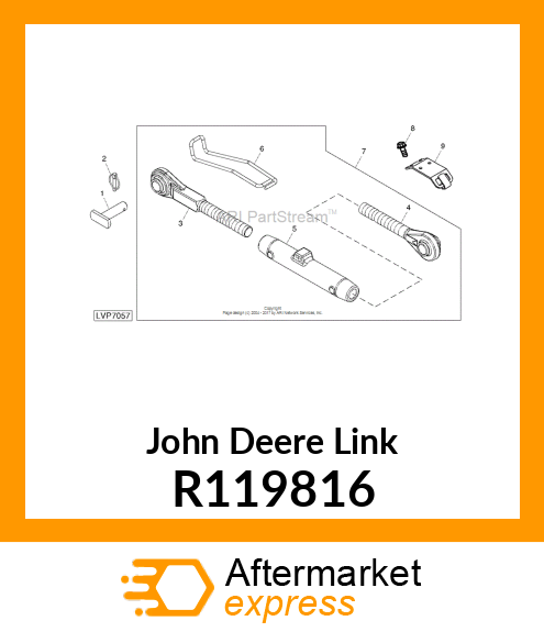 LINK BODY, LIFT UPPER R119816