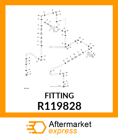 ELBOW, 90 DEGREE BARBED R119828