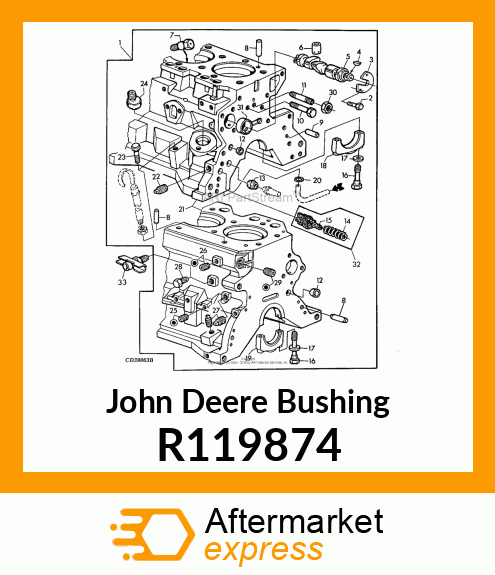 BUSHING,CAMSHAFT JOURNAL R119874