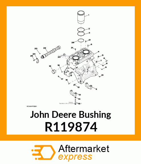 BUSHING,CAMSHAFT JOURNAL R119874