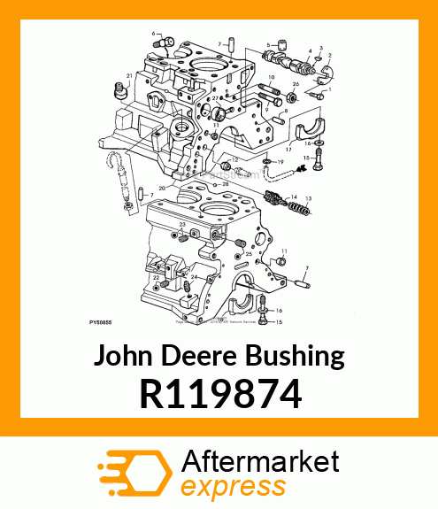 BUSHING,CAMSHAFT JOURNAL R119874