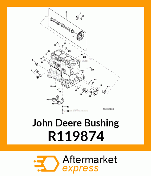 BUSHING,CAMSHAFT JOURNAL R119874