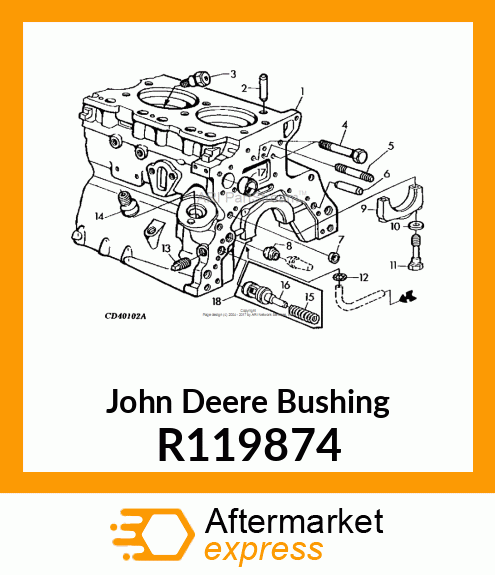 BUSHING,CAMSHAFT JOURNAL R119874