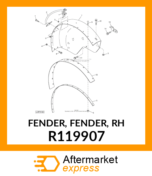 FENDER, FENDER, RH R119907