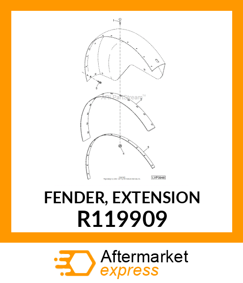 FENDER, EXTENSION R119909