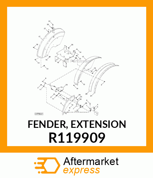 FENDER, EXTENSION R119909