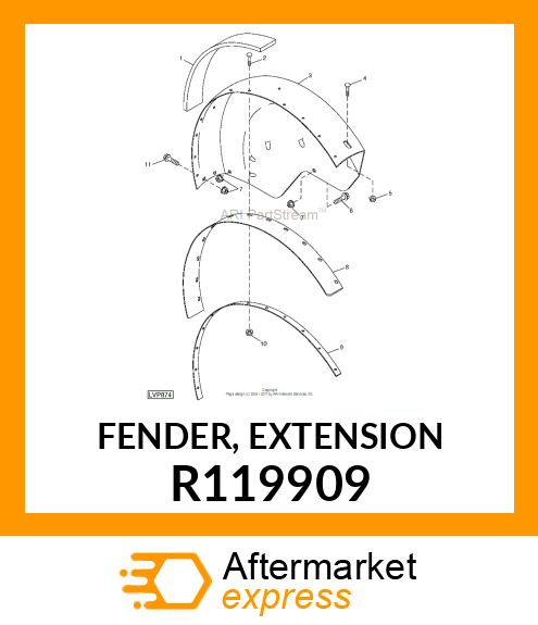 FENDER, EXTENSION R119909