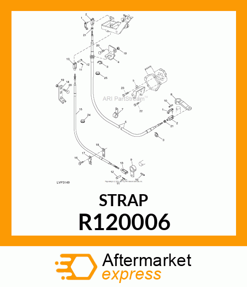 STRAP, STRAP, FNR CABLE R120006