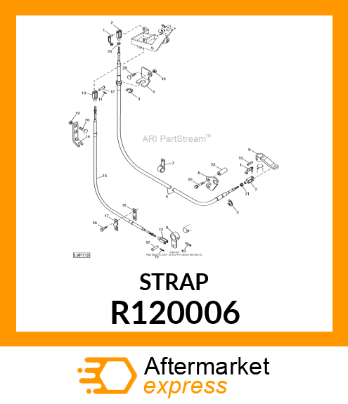 STRAP, STRAP, FNR CABLE R120006