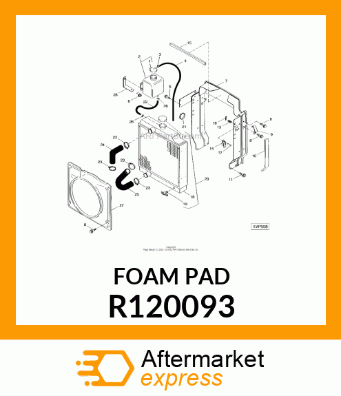 BAFFLE (FOAM) R120093