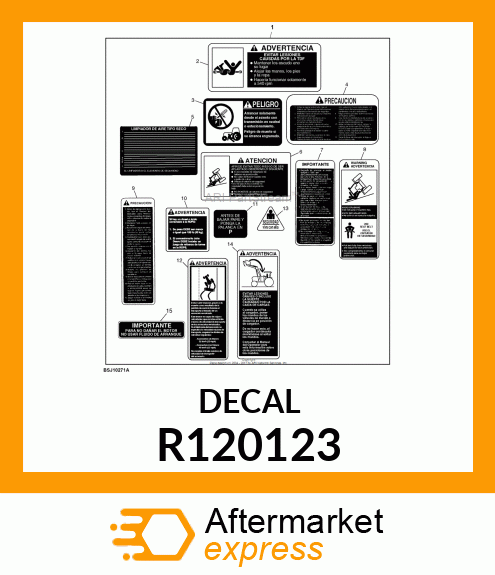 LABEL,ROPS WARNING(SPANISH/ENGLISH) R120123