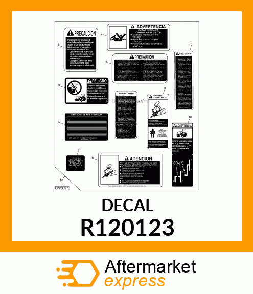 LABEL,ROPS WARNING(SPANISH/ENGLISH) R120123