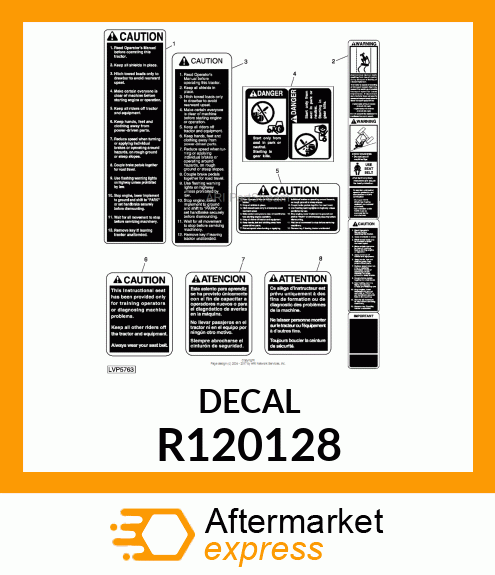 LABEL, SAFETY (ENGLISH) R120128