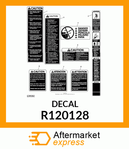 LABEL, SAFETY (ENGLISH) R120128