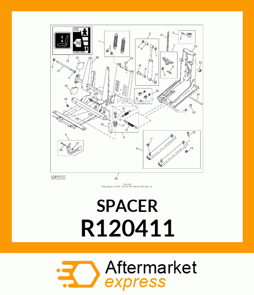 SPACER, UPPER R120411